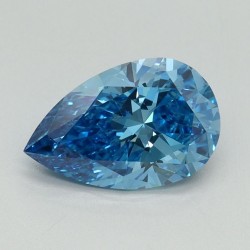Diament laboratoryjny o barwie fantazyjnej szlif gruszkowy, 1.32ct, VVS2, Fancy Vivid Blue, IGI LG705511616