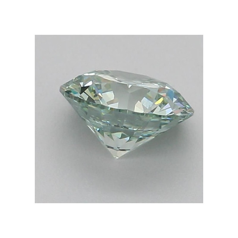 Diament laboratoryjny o barwie fantazyjnej szlif okrągły, 0.55ct, VVS2, Fancy Intense Green, IGI LG593370427