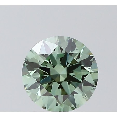 Diament laboratoryjny o barwie fantazyjnej szlif okrągły, 1.52ct, VVS2, Fancy Vivid Green, IGI LG720596716