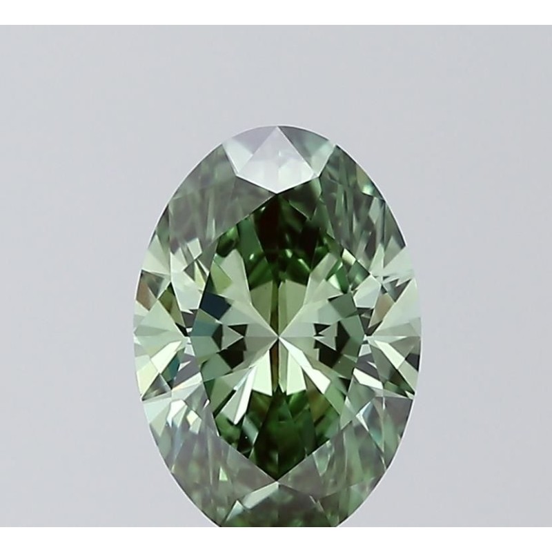 Diament laboratoryjny o barwie fantazyjnej szlif owalny, 1.58ct, VVS2, Fancy Vivid Green, IGI LG720596684 Diament laboratoryjny o barwie fantazyjnej szlif owalny, 1.58ct, VVS2, Fancy Vivid Green, IGI LG720596684