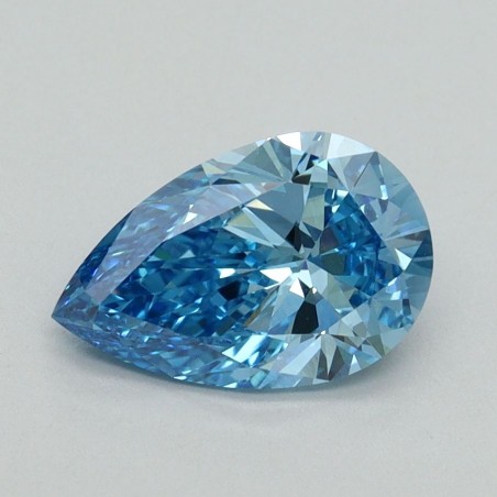 Diament laboratoryjny o barwie fantazyjnej szlif gruszkowy, 1.28ct, VVS2, Fancy Vivid Blue, IGI LG645458898