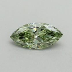Diament laboratoryjny o barwie fantazyjnej markiza, 0.53ct, VVS2, Fancy Vivid Green, IGI LG693528069
