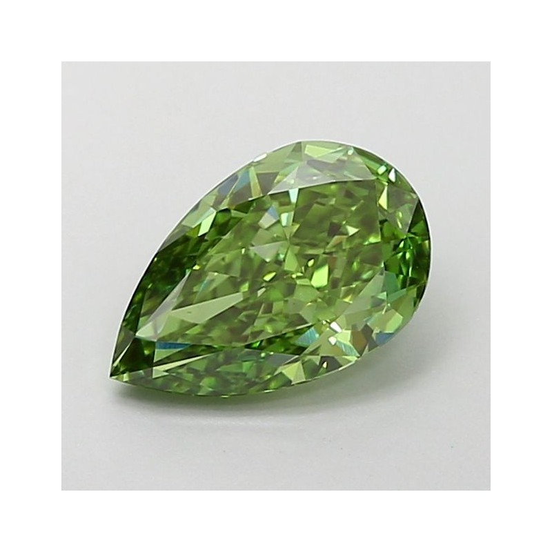 Diament laboratoryjny o barwie fantazyjnej szlif gruszkowy, 1.59ct, VVS2, Fancy Vivid Green, IGI LG729530230 Diament laboratoryjny o barwie fantazyjnej szlif gruszkowy, 1.59ct, VVS2, Fancy Vivid Green, IGI LG729530230