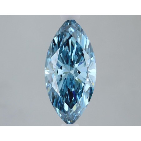 Diament laboratoryjny o barwie fantazyjnej markiza, 1.79ct, VVS2, Fancy Vivid Blue, IGI LG614395673