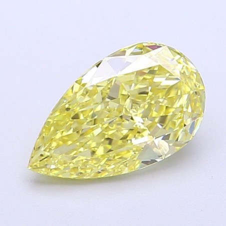 Diament laboratoryjny o barwie fantazyjnej szlif gruszkowy, 1.84ct, VVS2, Fancy Intense Yellow, IGI LG724589092