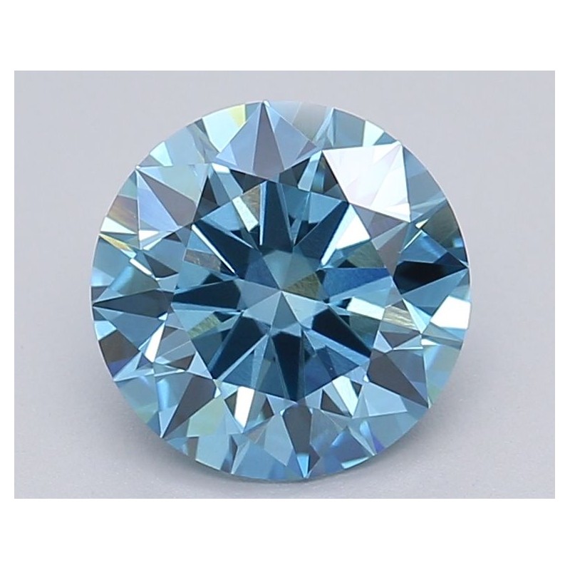 Diament laboratoryjny o barwie fantazyjnej szlif okrągły, 1.54ct, VVS2, Fancy Vivid Blue, IGI LG616403382