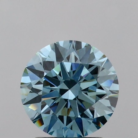 Diament laboratoryjny o barwie fantazyjnej szlif okrągły, 2.08ct, VVS1, Fancy Vivid Blue, IGI LG607390798