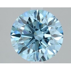 Diament laboratoryjny o barwie fantazyjnej szlif okrągły, 2.08ct, VVS2, Fancy Vivid Blue, IGI LG610317095