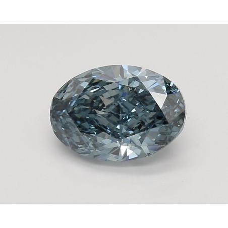 Diament laboratoryjny o barwie fantazyjnej szlif owalny, 2.7ct, VVS2, Fancy Vivid Blue, IGI LG566317860