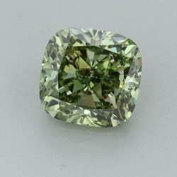 Diament laboratoryjny o barwie fantazyjnej szlif poduszkowy brylantowy, 1.01ct, VVS2, Fancy Vivid Green, IGI LG658477432