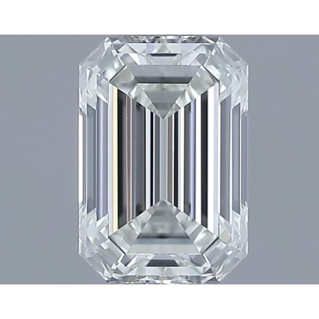 Diament szlif szmaragdowy, 1.02ct, VVS2, H, IGI 704515150