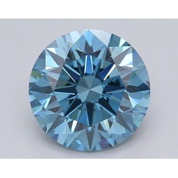 Diament laboratoryjny o barwie fantazyjnej szlif okrągły, 2.52ct, VVS2, Fancy Vivid Blue, IGI LG615361340