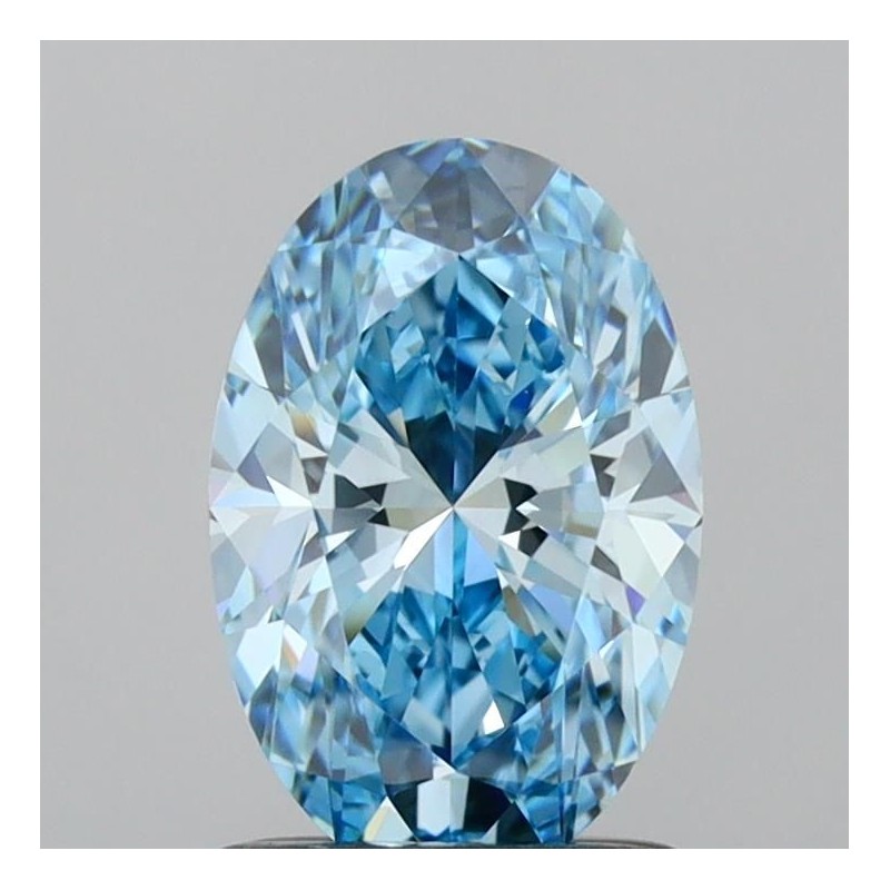 Diament laboratoryjny o barwie fantazyjnej szlif owalny, 1.26ct, VVS1, Fancy Vivid Blue, IGI LG731577455 Diament laboratoryjny o barwie fantazyjnej szlif owalny, 1.26ct, VVS1, Fancy Vivid Blue, IGI LG731577455