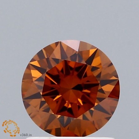 Diament laboratoryjny o barwie fantazyjnej szlif okrągły, 1.05ct, VVS2, Fancy Orange, IGI LG652418672