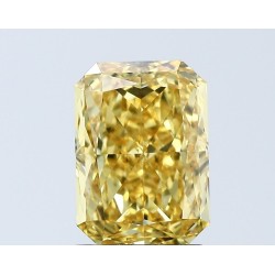 Diament laboratoryjny o barwie fantazyjnej radiant, 2.03ct, VVS2, Fancy Vivid Yellow, IGI LG671433137