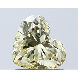 Diament laboratoryjny o barwie fantazyjnej serce, 1.08ct, VVS2, Fancy Intense Yellow, IGI LG671438963