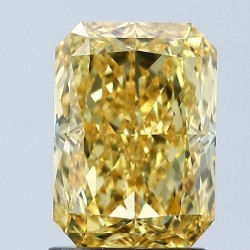 Diament laboratoryjny o barwie fantazyjnej radiant, 2.03ct, VVS2, Fancy Vivid Yellow, IGI LG678508534