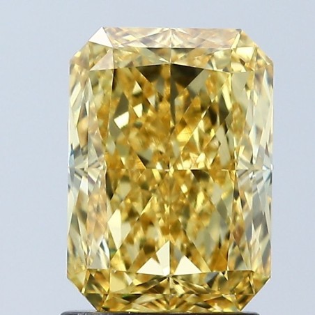 Diament laboratoryjny o barwie fantazyjnej radiant, 2.03ct, VVS2, Fancy Vivid Yellow, IGI LG678508534