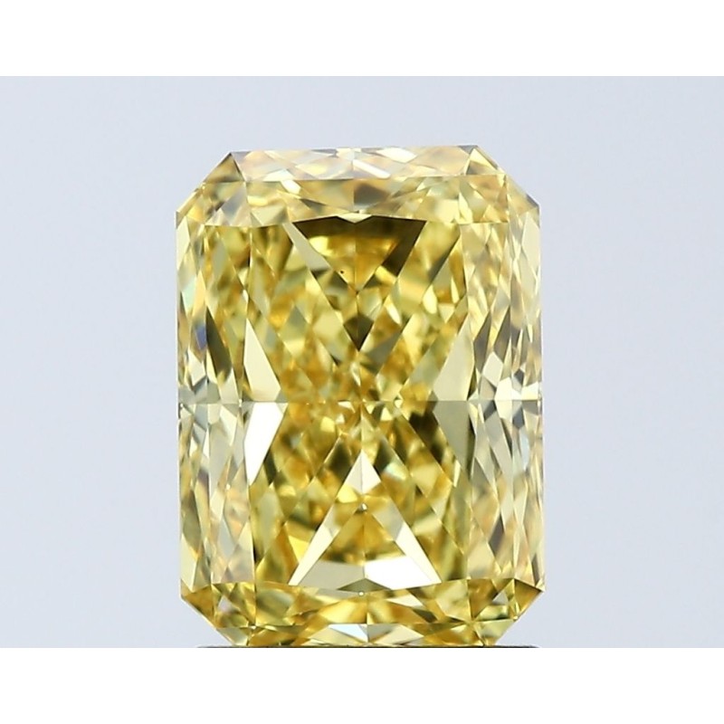 Diament laboratoryjny o barwie fantazyjnej radiant, 2.08ct, VVS2, Fancy Vivid Yellow, IGI LG671433258