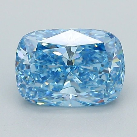 Diament laboratoryjny o barwie fantazyjnej szlif poduszkowy brylantowy, 1.64ct, VVS2, Fancy Vivid Blue, IGI LG651494369