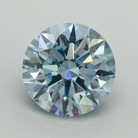 Diament laboratoryjny o barwie fantazyjnej szlif okrągły, 1.23ct, VVS2, Fancy Vivid Blue, IGI LG642474457