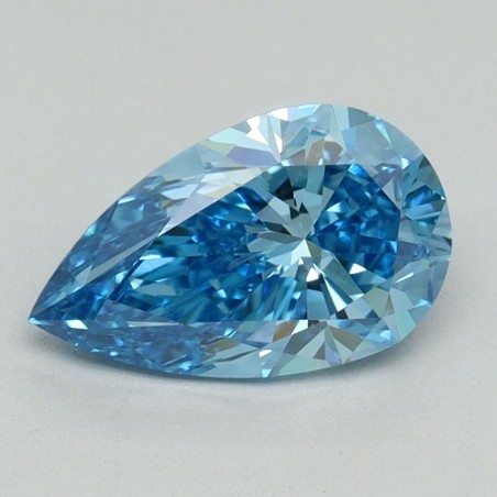 Diament laboratoryjny o barwie fantazyjnej szlif gruszkowy, 1.24ct, VVS2, Fancy Vivid Blue, IGI LG645458962