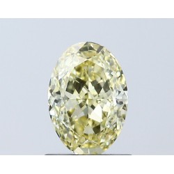 Diament laboratoryjny o barwie fantazyjnej szlif owalny, 1.09ct, VVS2, Fancy Intense Yellow, IGI LG671438861