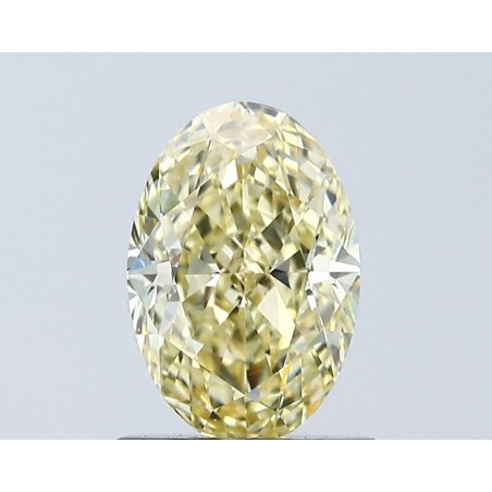 Diament laboratoryjny o barwie fantazyjnej szlif owalny, 1.03ct, VVS2, Fancy Intense Yellow, IGI LG671433087