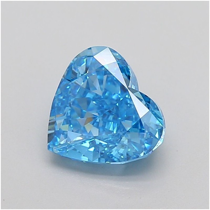 Diament laboratoryjny o barwie fantazyjnej serce, 2.78ct, VVS2, Fancy Vivid Blue, IGI LG710521508 Diament laboratoryjny o barwie fantazyjnej serce, 2.78ct, VVS2, Fancy Vivid Blue, IGI LG710521508