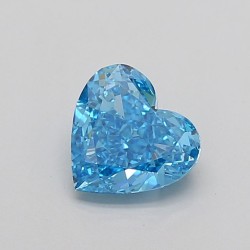 Diament laboratoryjny o barwie fantazyjnej serce, 1.65ct, VVS2, Fancy Vivid Blue, IGI LG710521496