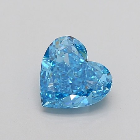 Diament laboratoryjny o barwie fantazyjnej serce, 1.65ct, VVS2, Fancy Vivid Blue, IGI LG710521496