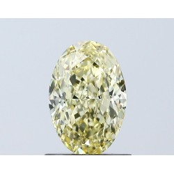Diament laboratoryjny o barwie fantazyjnej szlif owalny, 1.09ct, VVS2, Fancy Intense Yellow, IGI LG671438828