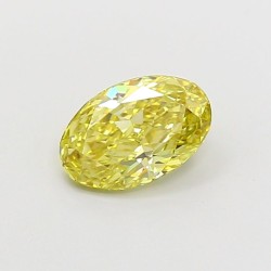 Diament laboratoryjny o barwie fantazyjnej szlif owalny, 1.1ct, VVS2, Fancy Intense Yellow, IGI LG729530947