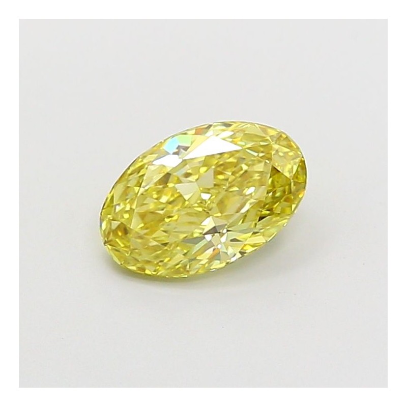 Diament laboratoryjny o barwie fantazyjnej szlif owalny, 1.1ct, VVS2, Fancy Intense Yellow, IGI LG729530947
