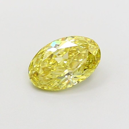 Diament laboratoryjny o barwie fantazyjnej szlif owalny, 1.1ct, VVS2, Fancy Intense Yellow, IGI LG729530947