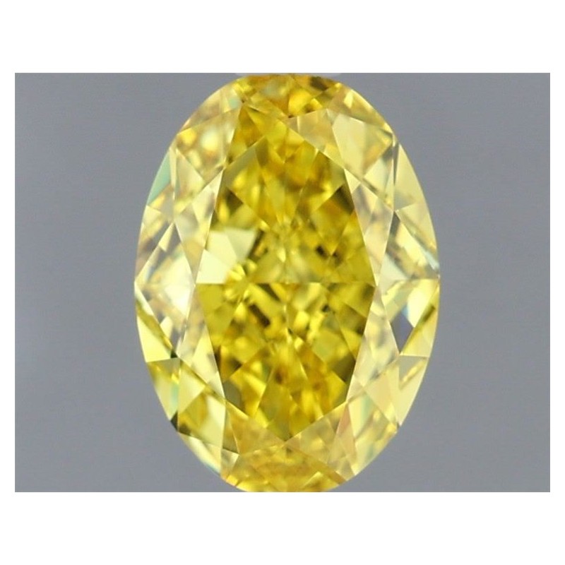 Diament laboratoryjny o barwie fantazyjnej szlif owalny, 1.06ct, VVS2, Fancy Vivid Yellow, IGI LG681558577