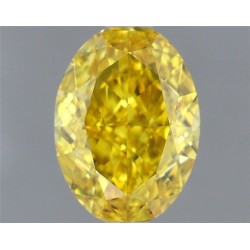 Diament laboratoryjny o barwie fantazyjnej szlif owalny, 1.15ct, VVS2, Fancy Vivid Yellow, IGI LG681544960
