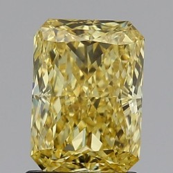 Diament laboratoryjny o barwie fantazyjnej radiant, 1.57ct, VVS2, Fancy Vivid Yellow, IGI LG698550782