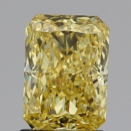 Diament laboratoryjny o barwie fantazyjnej radiant, 1.57ct, VVS2, Fancy Vivid Yellow, IGI LG698550782
