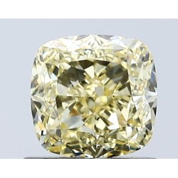 Diament laboratoryjny o barwie fantazyjnej szlif poduszkowy brylantowy, 1.03ct, VVS2, Fancy Intense Yellow, IGI LG671433093