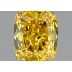 Diament laboratoryjny o barwie fantazyjnej szlif poduszkowy brylantowy, 1.01ct, VVS2, Fancy Vivid Yellow, IGI LG681544953