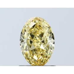 Diament laboratoryjny o barwie fantazyjnej szlif owalny, 1.07ct, VVS2, Fancy Vivid Yellow, IGI LG671438958