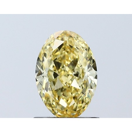 Diament laboratoryjny o barwie fantazyjnej szlif owalny, 1.07ct, VVS2, Fancy Vivid Yellow, IGI LG671438958