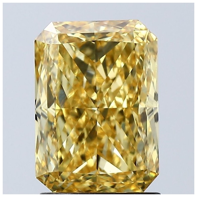 Diament laboratoryjny o barwie fantazyjnej radiant, 2.04ct, VVS2, Fancy Vivid Yellow, IGI LG680558061