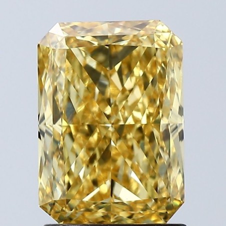 Diament laboratoryjny o barwie fantazyjnej radiant, 2.04ct, VVS2, Fancy Vivid Yellow, IGI LG680558061