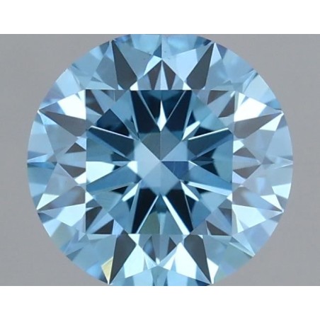 Diament laboratoryjny o barwie fantazyjnej szlif okrągły, 0.71ct, VVS2, Fancy Vivid Blue, IGI LG712517937