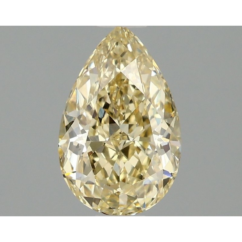 Diament laboratoryjny o barwie fantazyjnej szlif gruszkowy, 1.1ct, VVS2, Fancy Intense Yellow, IGI LG687598542