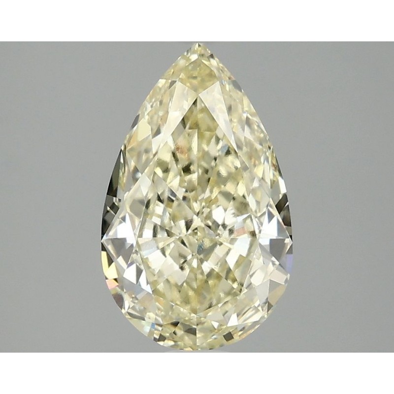 Diament laboratoryjny o barwie fantazyjnej szlif gruszkowy, 2.09ct, VVS2, Fancy Intense Yellow, IGI LG690506545