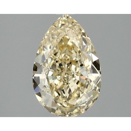 Diament laboratoryjny o barwie fantazyjnej szlif gruszkowy, 2.05ct, VVS2, Fancy Vivid Yellow, IGI LG690506546