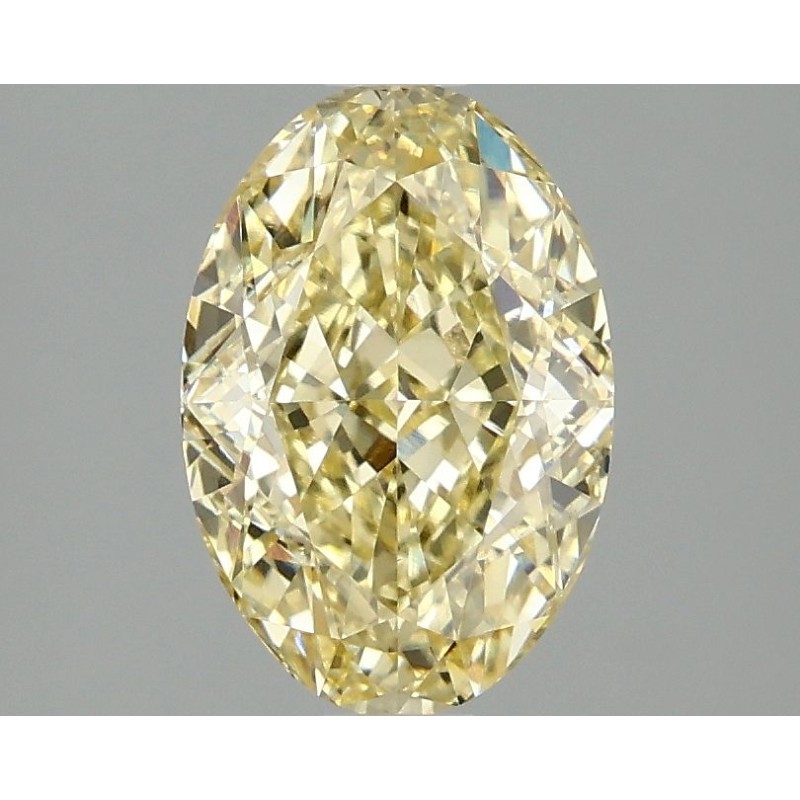 Diament laboratoryjny o barwie fantazyjnej szlif owalny, 2.01ct, VVS2, Fancy Intense Yellow, IGI LG690506529